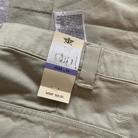 Dockers Mens Big & Tall Utility Cargo 48 X 34 Pants Sizes NWT khaki - Picture 4 of 6